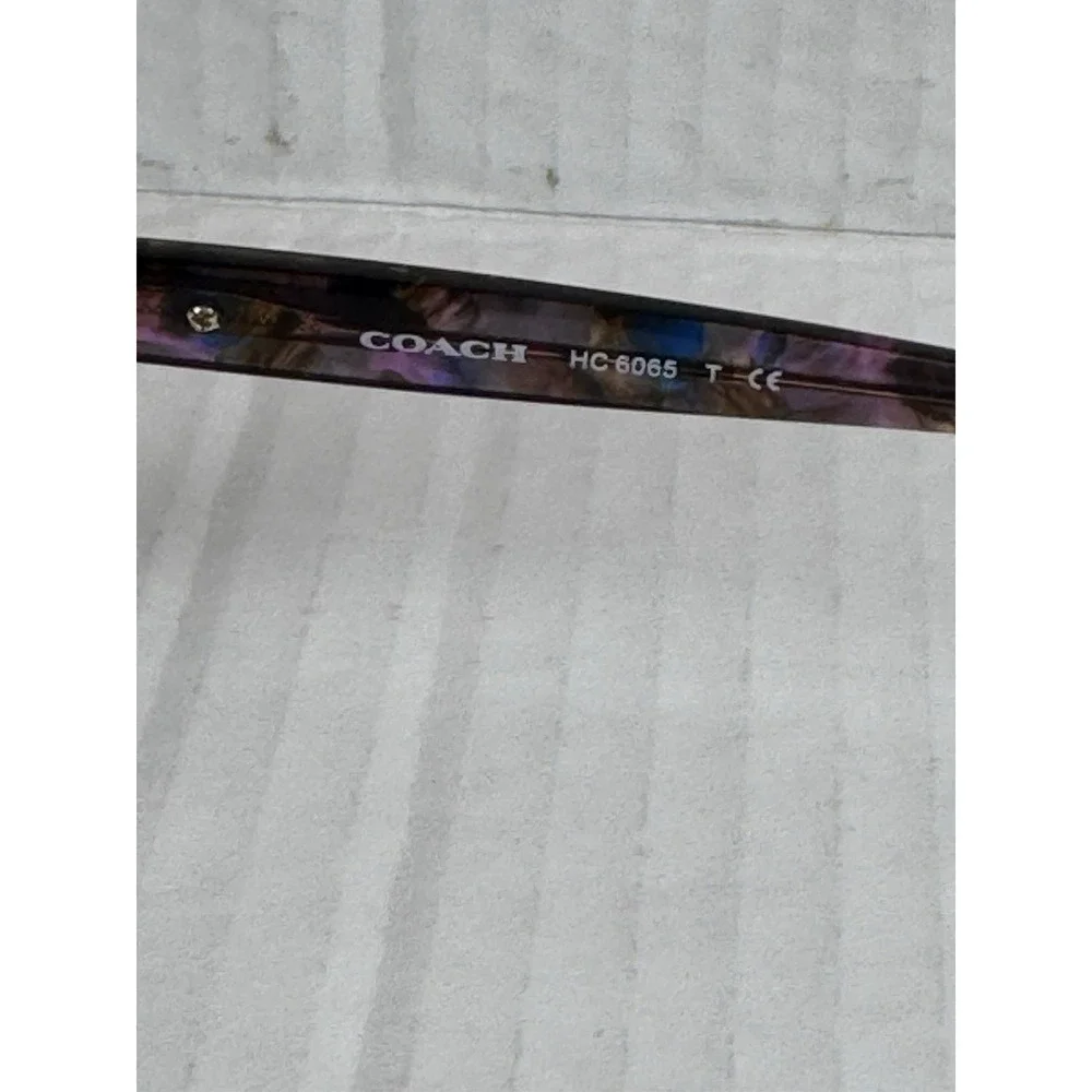 COACH HC 6065 5288 CONFETTI PURPLE GOLD AUTHENTIC FRAMES EYEGLASSES 51-17 K1